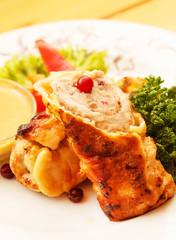meat with vegetables