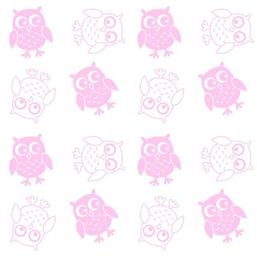 seamless owl background