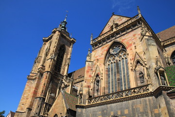 Fototapeta na wymiar Colmar - Cathédrale Saint Martin