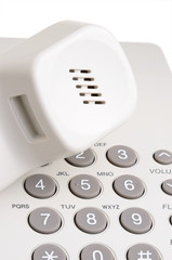 White office telephone