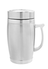 Thermos isolated on white background