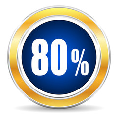 80 percent icon