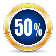 50 percent icon
