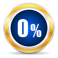 0 percent icon