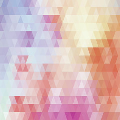 Geometric pattern. Retro triangle background. EPS 10