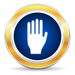 Obraz premium stop icon