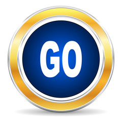 Obraz premium go icon