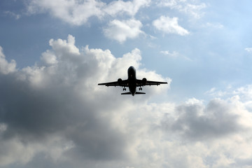 Aereo in avvicinamento
