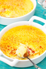 Creme brulee with turkish delight