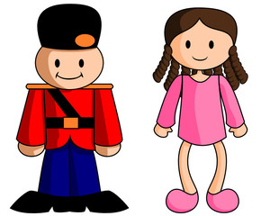 Le soldat de plomb et la bergère