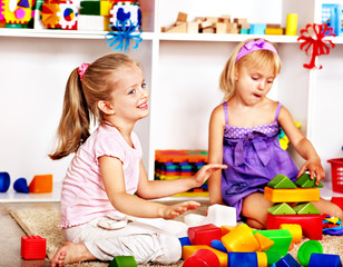 Fototapeta premium Children in kindergarten.