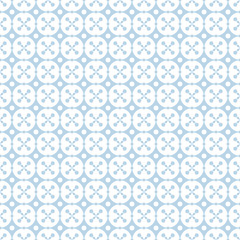 Seamless Dots and Floral Background