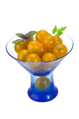 Yellow bright tomato