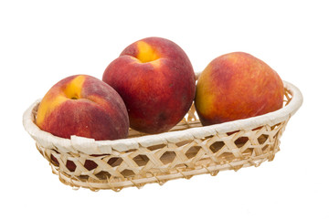 Peaches in the bowl