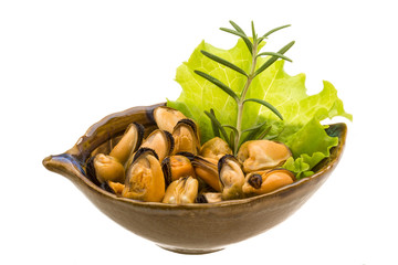 Marinated mussels