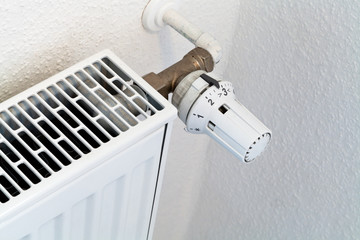 thermostat of home heat radiator