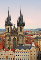 Fototapeta premium Church of Our Lady in front of Týn in Prague