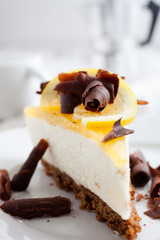Lemon cheesecake
