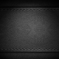 black leather background