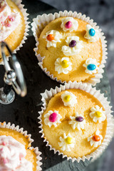 cake and cupcakes