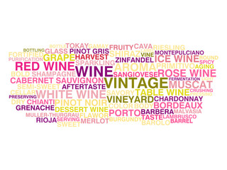 Types of wine. Word cloud concept - 57718979