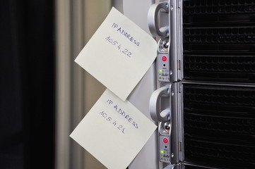 IP address for network storage units