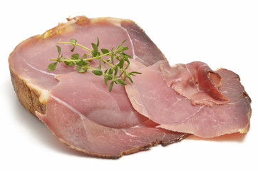 Roher Schweineschinken
