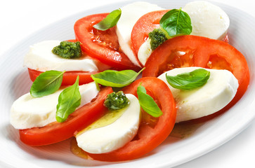 tomato and mozzarella salad