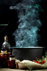 Scary Halloween laboratory