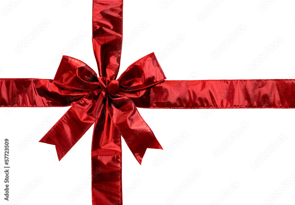 Wall mural ribbon with precise clipping path