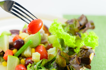 Mixed Fruit and Vegetable salad