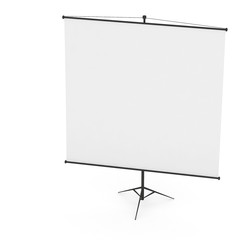 3d Blank Projection screen © tigger11th