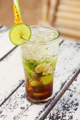 Mochito with lime a