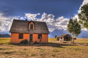 Obraz premium Mormon Row Grand Teton