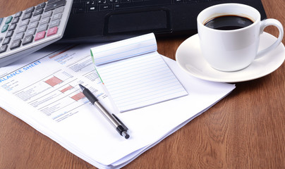 blank white notebook