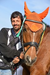 Homme et son cheval