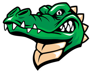 Fototapeta premium crocodille head mascot