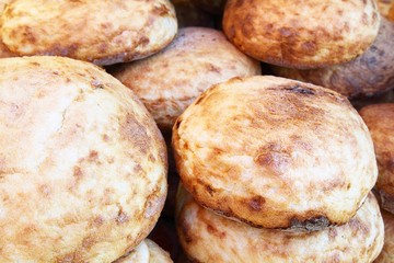 Baked homemade bread