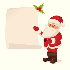 Santa Claus checking list