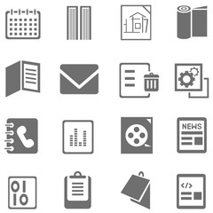 file icons set, document icons