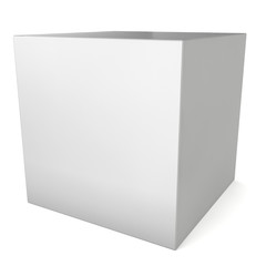 Blank white box