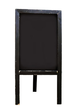 Blank Chalkboard Floor Stand Sign