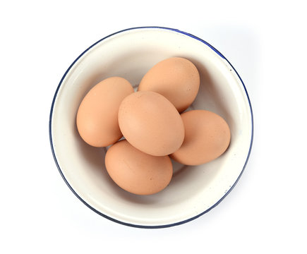 eggs in the bowl