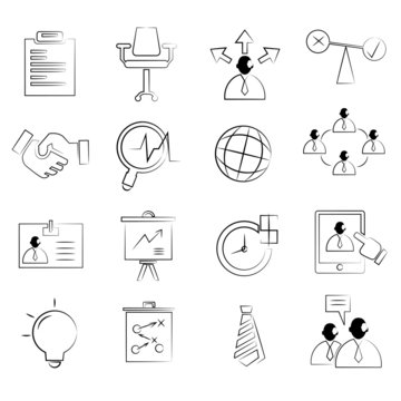 office and business icons