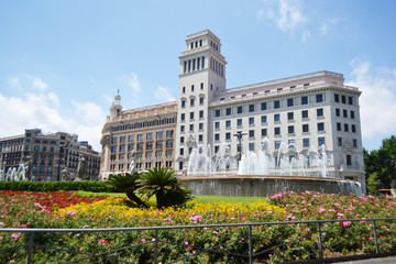 Fototapeta premium Plaza Catalunya