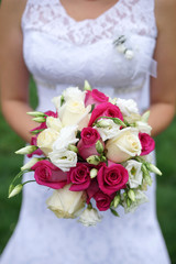 bride with a bouquet