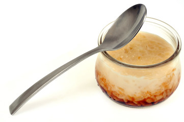 Du riz au lait et caramel salé