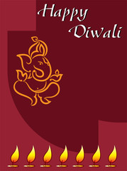 Ganesha Diwali Greeting