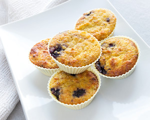 Blueberry lemon muffins