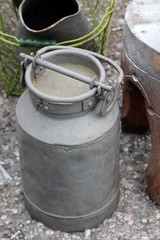old milk container
